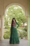 Ka 1276 Georgette Bandhani Print Navratri Gown Collections